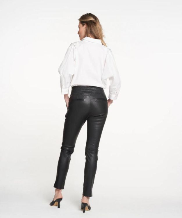 Ibana Pant Leather Relax (COLETTE-BLACK) - UNO Knokke