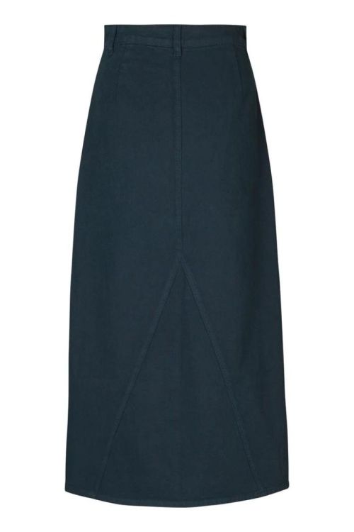 Rabens Saloner Skirt Cotton Fishtale (MARGIE-NAVY) - UNO Knokke